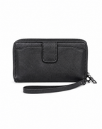 BADGLEY MISCHKA BLACK WALLET WITH PHONE HOLDER