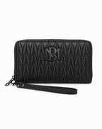 BADGLEY MISCHKA BLACK WALLET WITH PHONE HOLDER