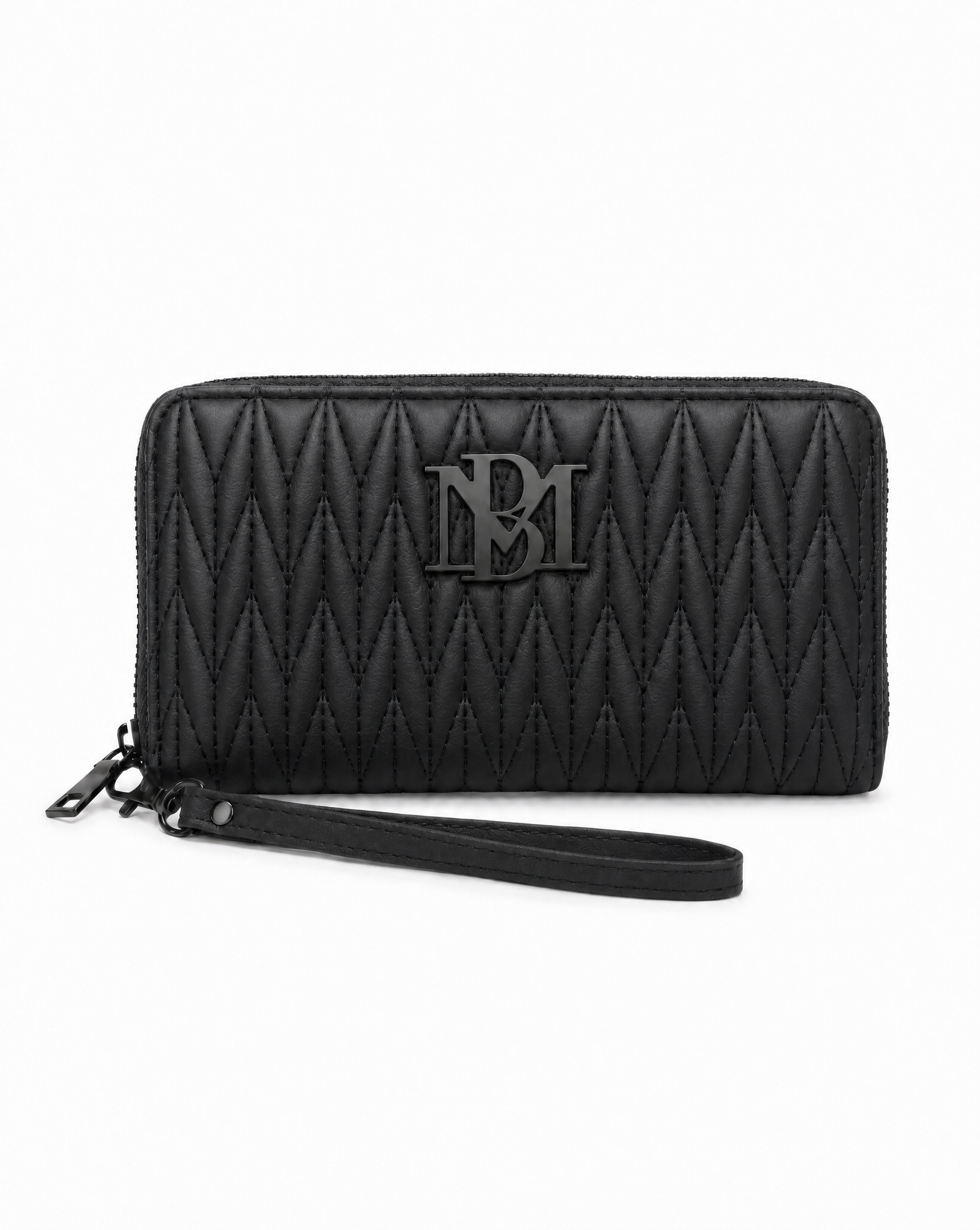 BADGLEY MISCHKA BLACK WALLET WITH PHONE HOLDER
