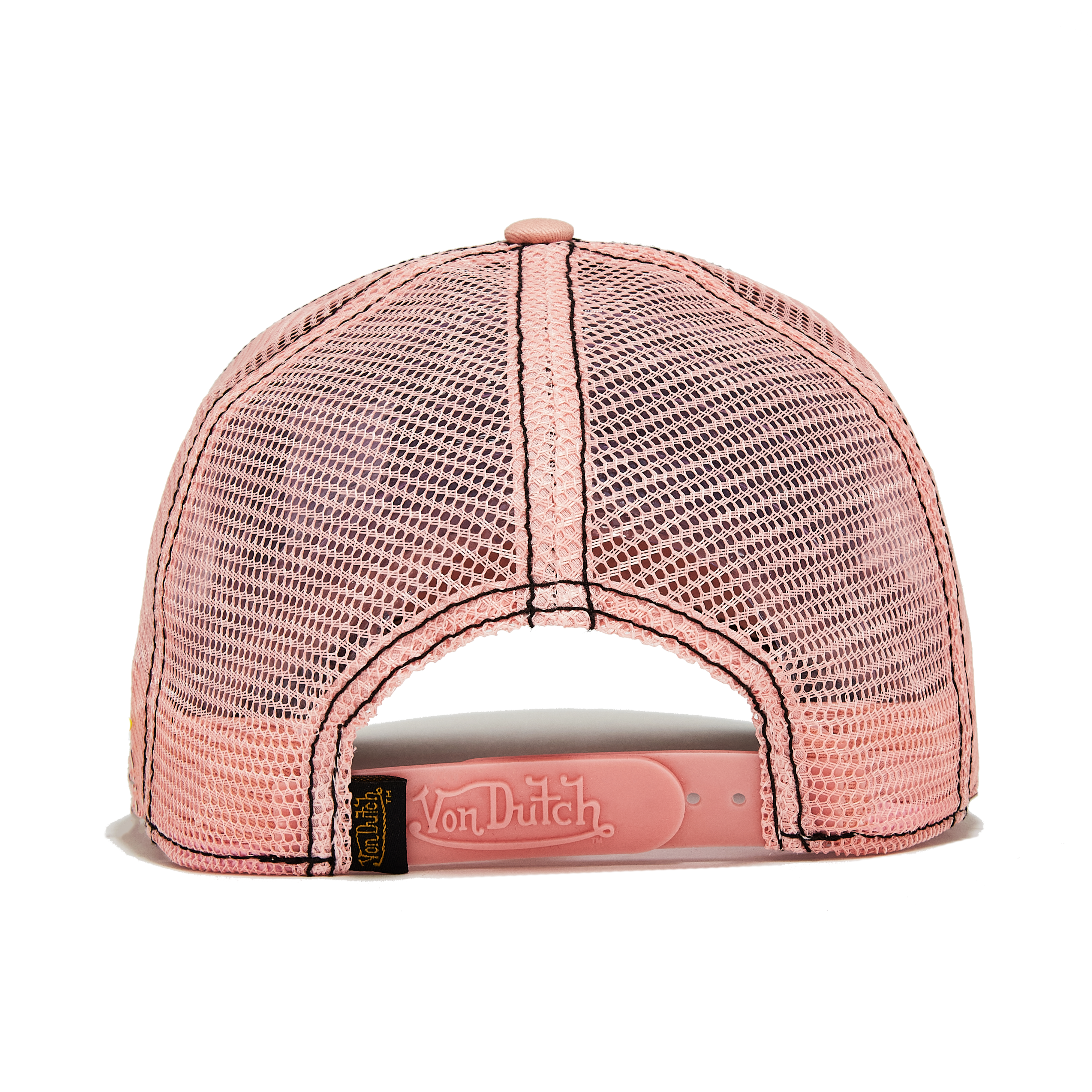 VON DUTCH PINK CHEETAH VELVET TRUCKER HAT