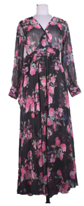 ROSE NOIR - Sheer Maxi Dress