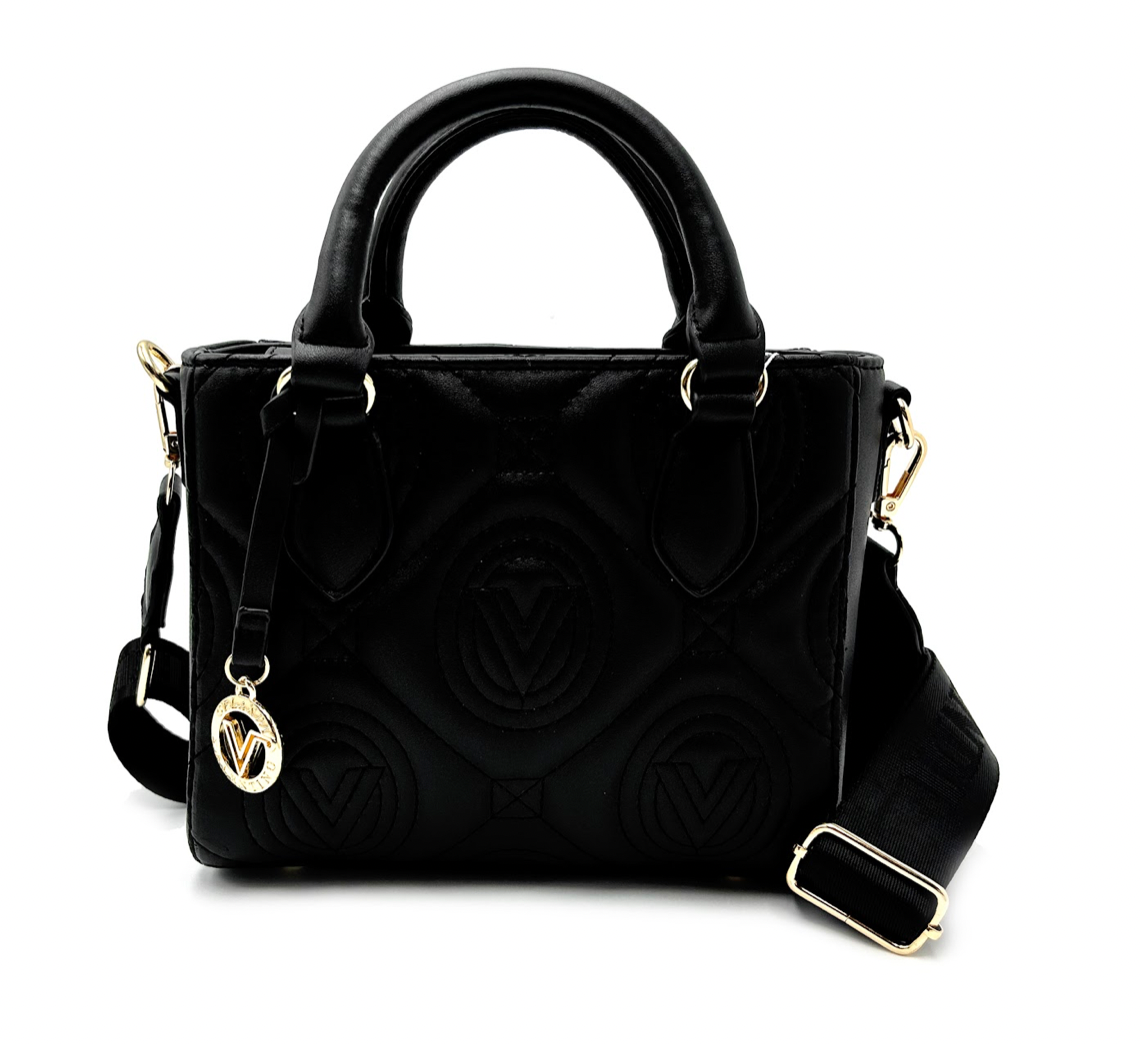 Small Valentino Orlandi Quilted Top Handle Bag