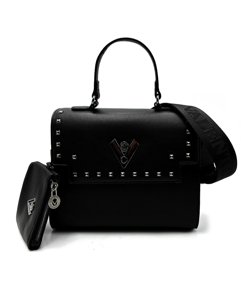 Valentino Orlandi "V" Logo Satchel Bag
