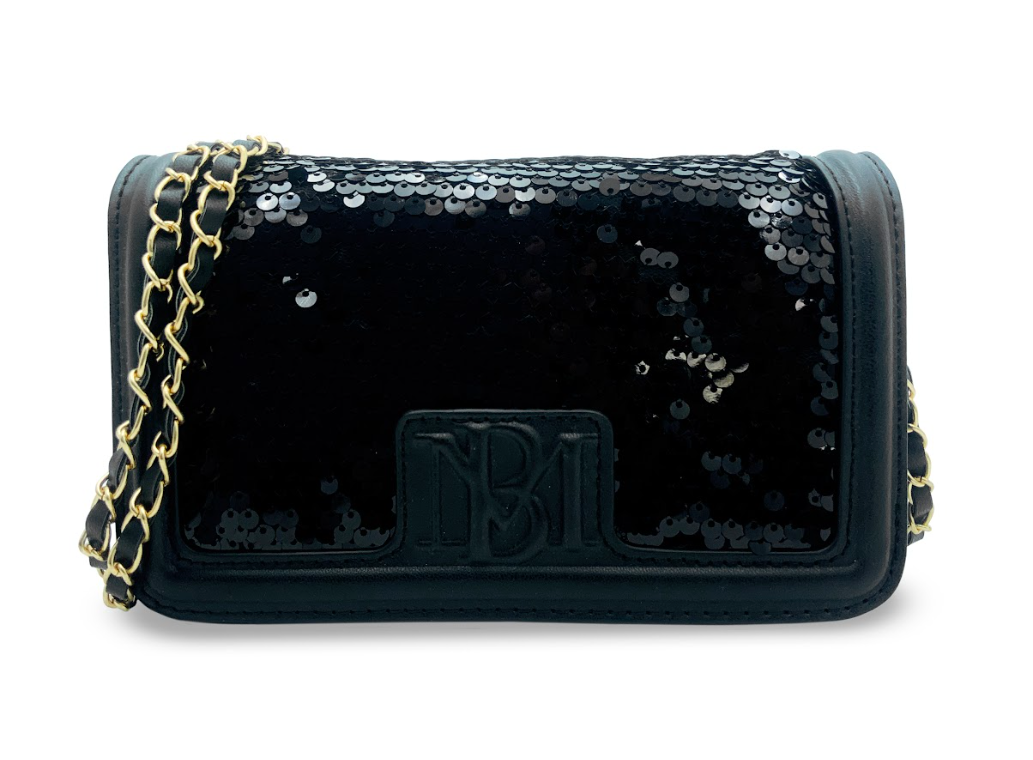 Badgley Mischka Sequin Crossbody Bag