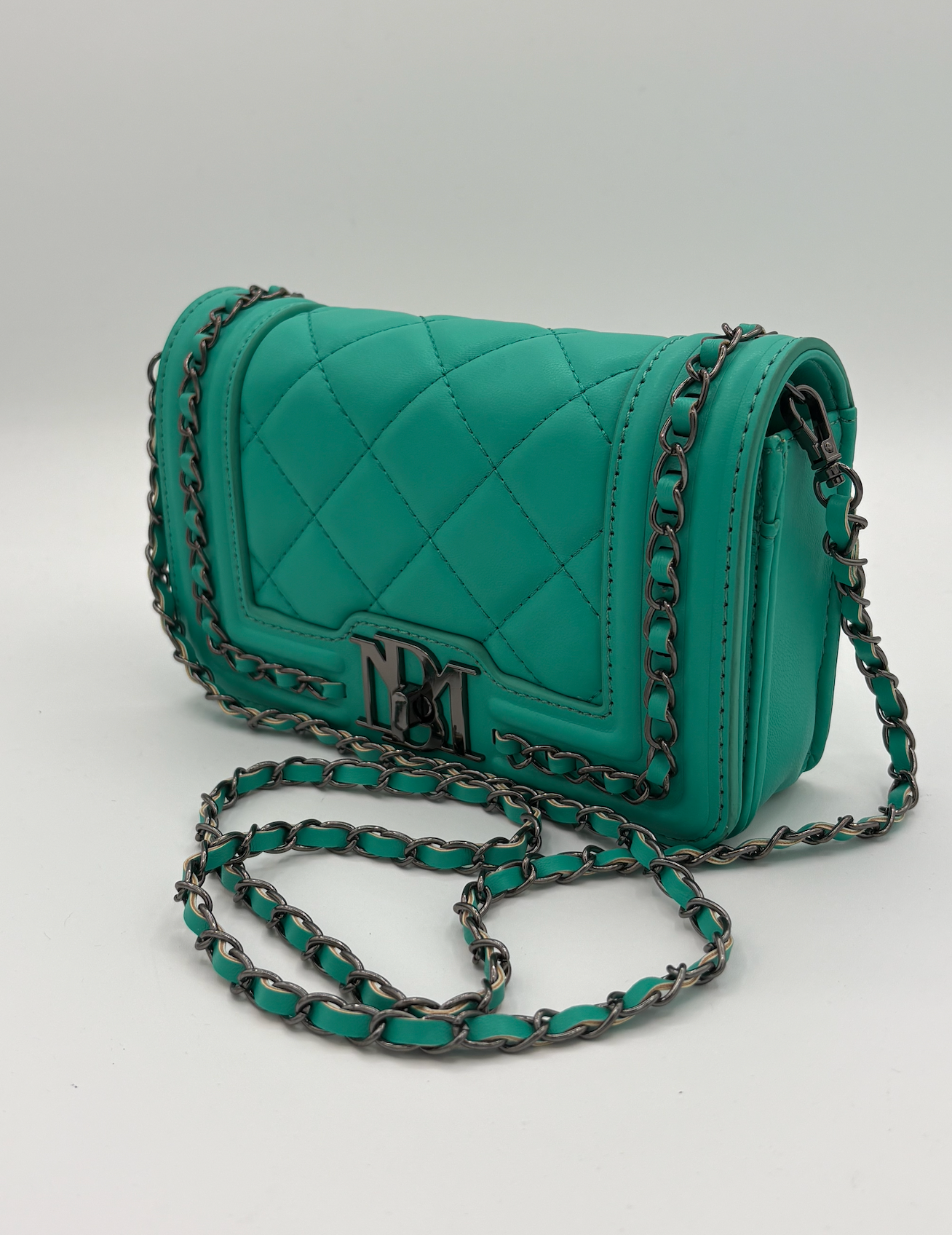 Badgley Mischka Chain Framed Crossbody Bag