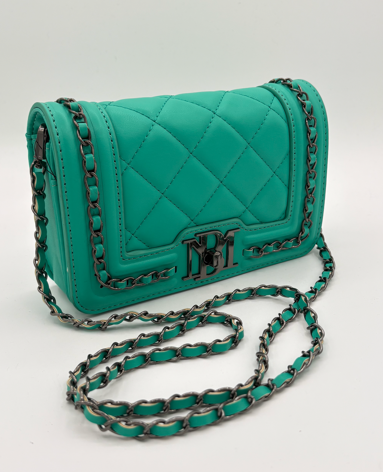 Badgley Mischka Chain Framed Crossbody Bag