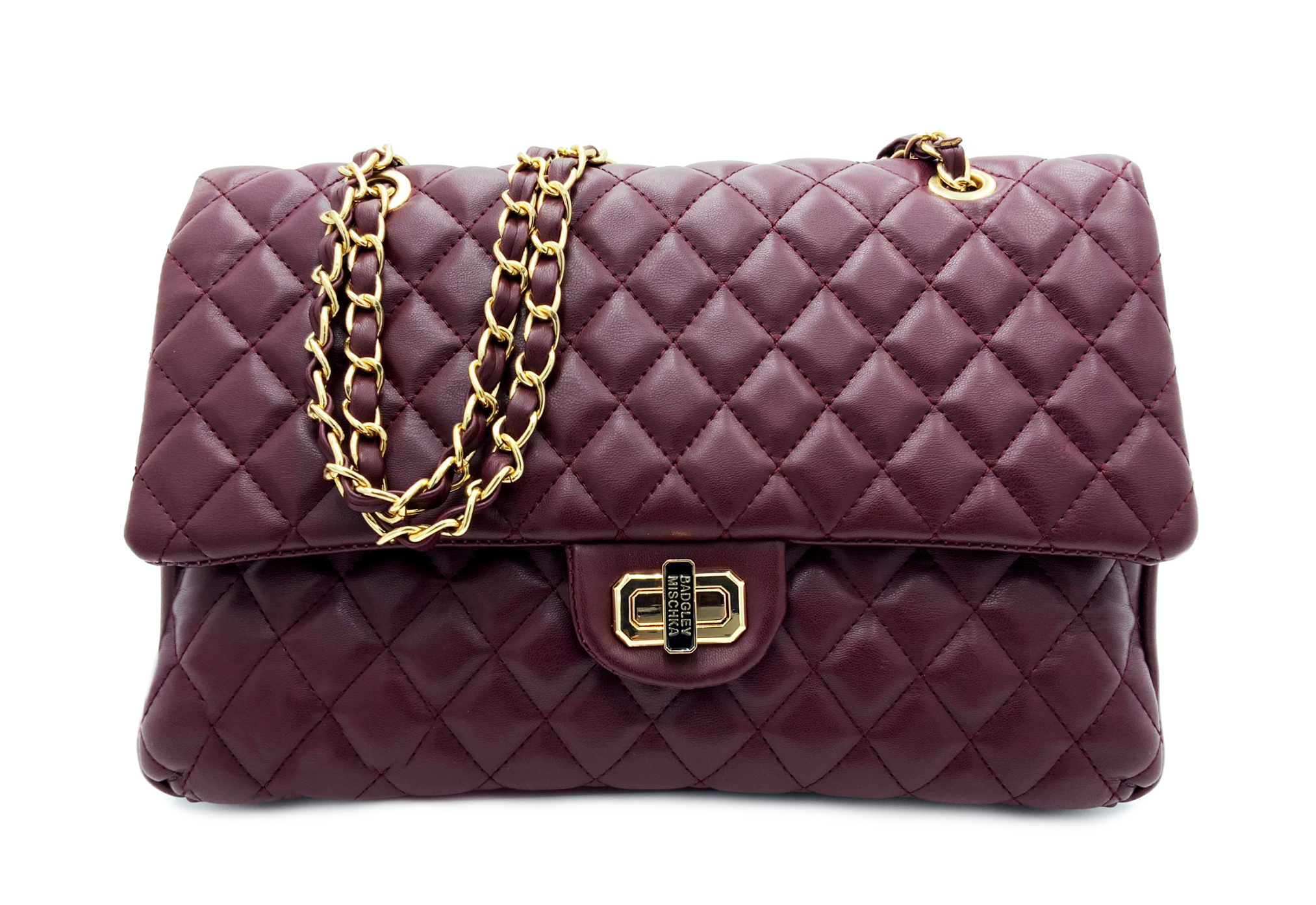 Badgley Mischka Large Quilted Purse