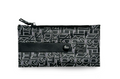 BADGLEY MISCHKA BLACK PRINTED CARD HOLDER WALLET