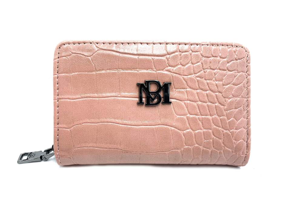 Badgley Mischka Crocodile Print Coin Purse