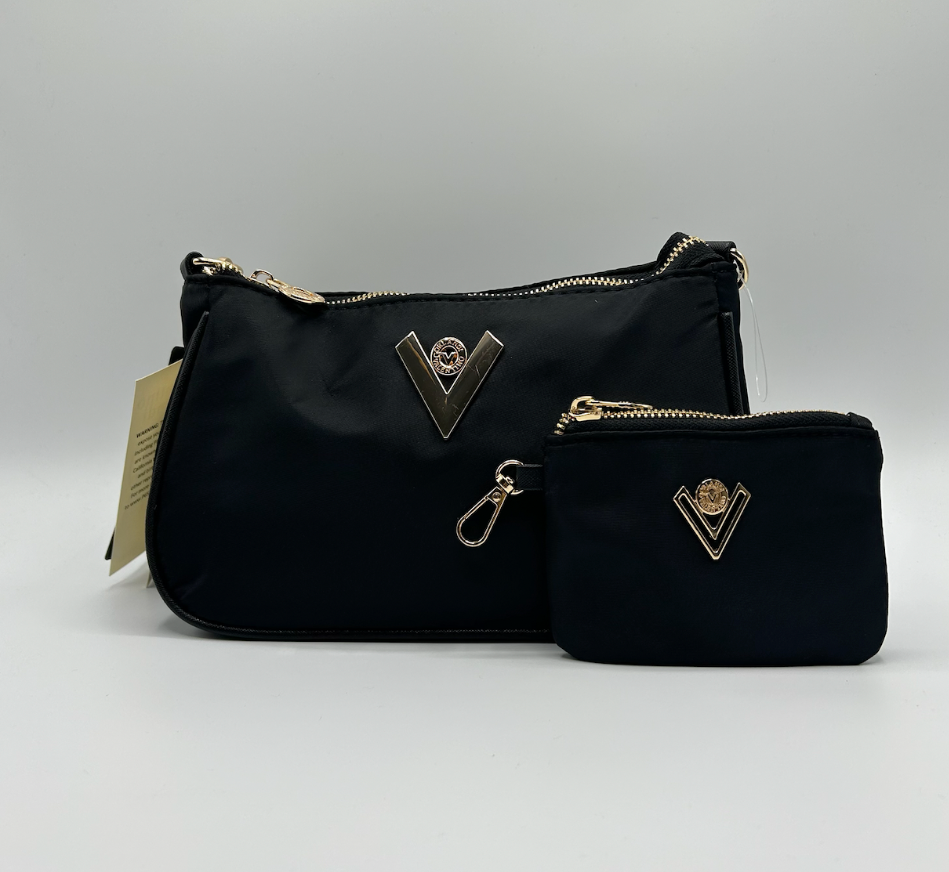 Valentino Orlandi Nylon Crossbody Bag with Wallet