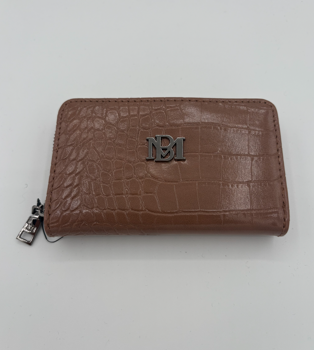 Badgley Mischka Crocodile Print Coin Purse
