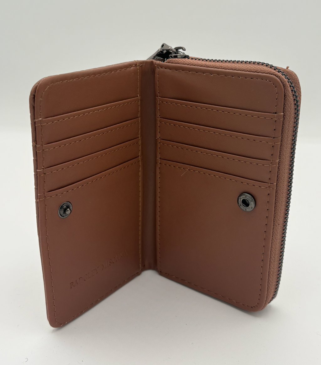 Badgley Mischka Crocodile Print Coin Purse