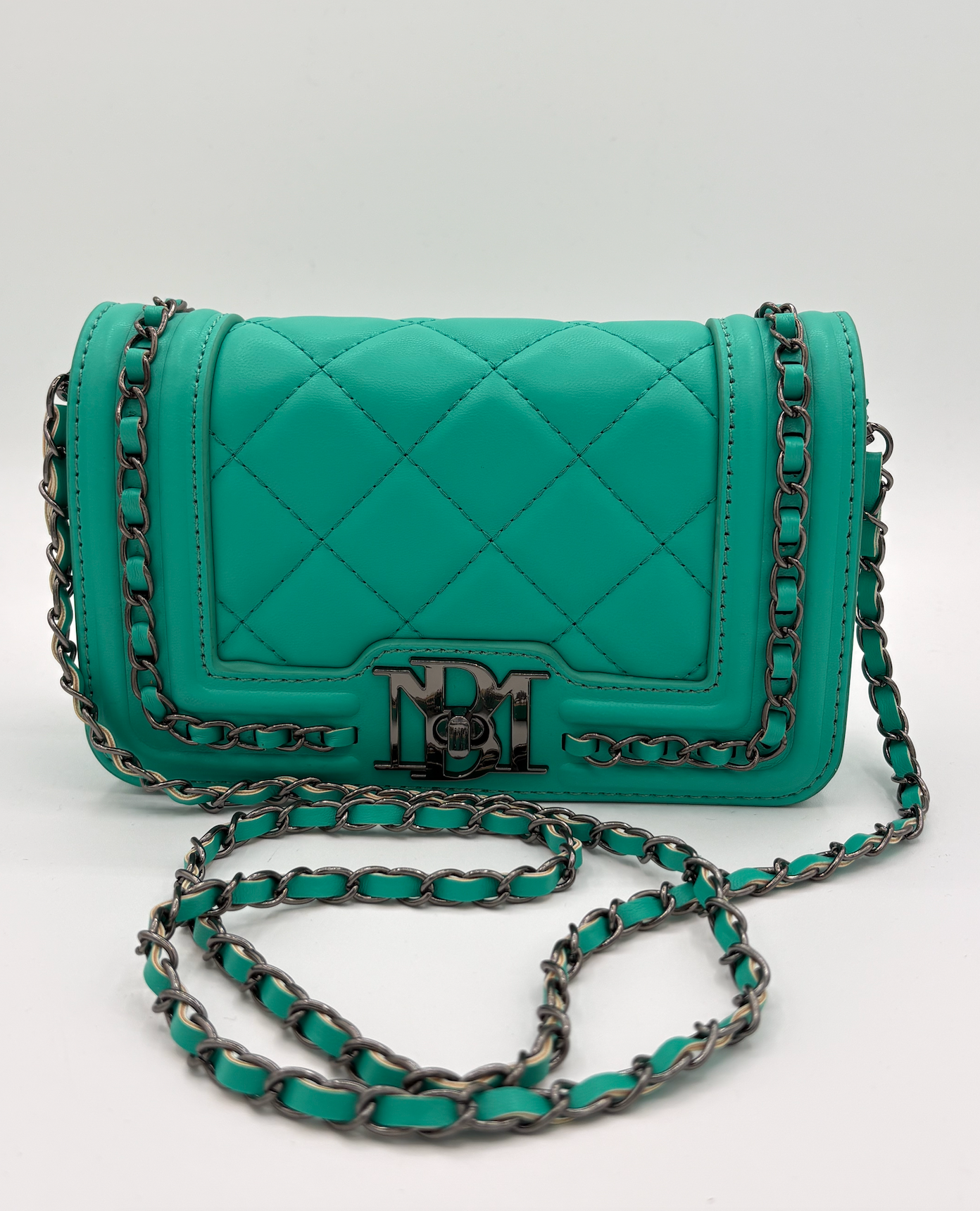 Badgley Mischka Chain Framed Crossbody Bag