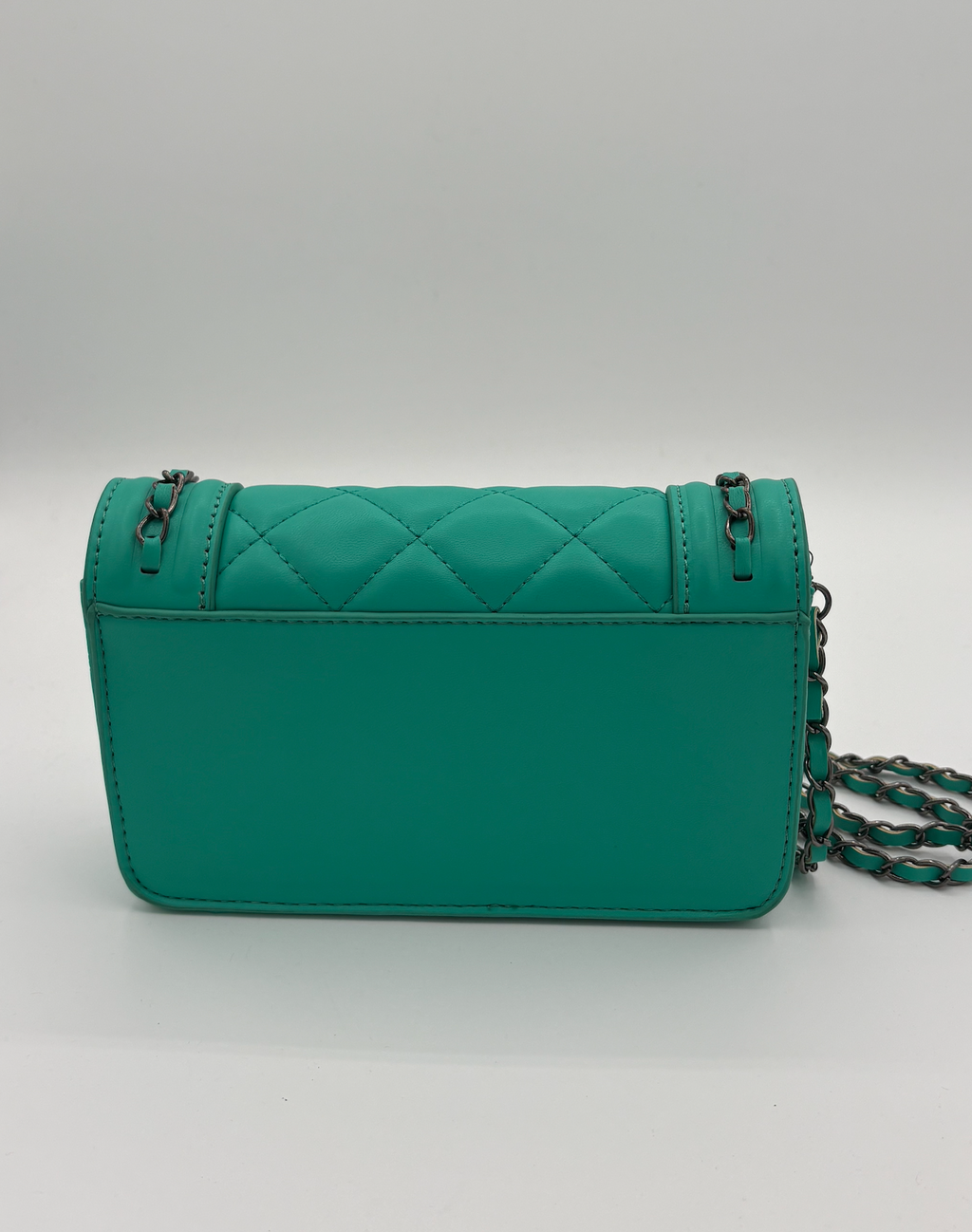 Badgley Mischka Turquoise Chain Crossbody Bag