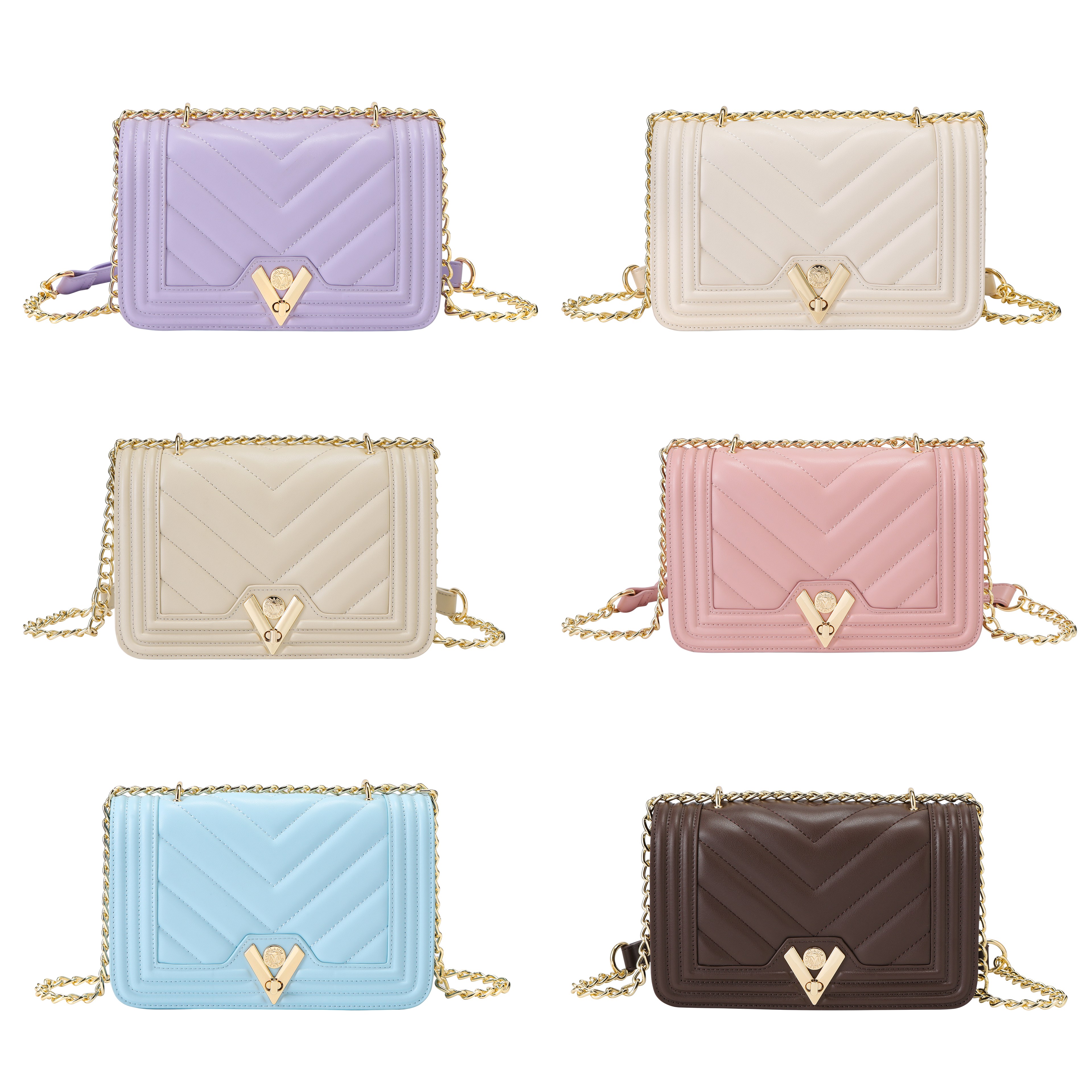 VALENTINO ORLANDI CHEVRON CROSSBODY