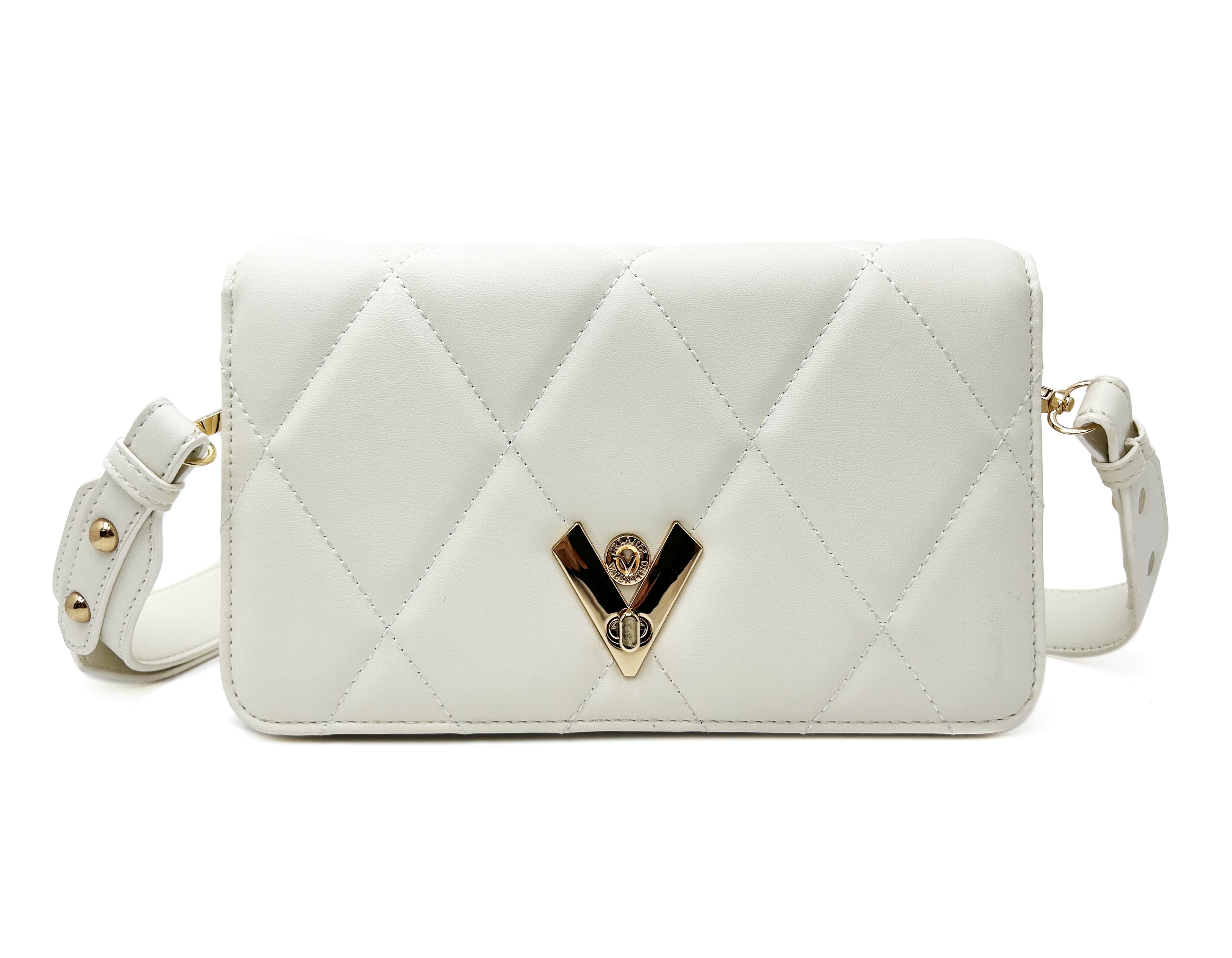 Valentino Orlandi Quilted Crossbody Bag