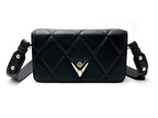 Valentino Orlandi Quilted Crossbody Bag