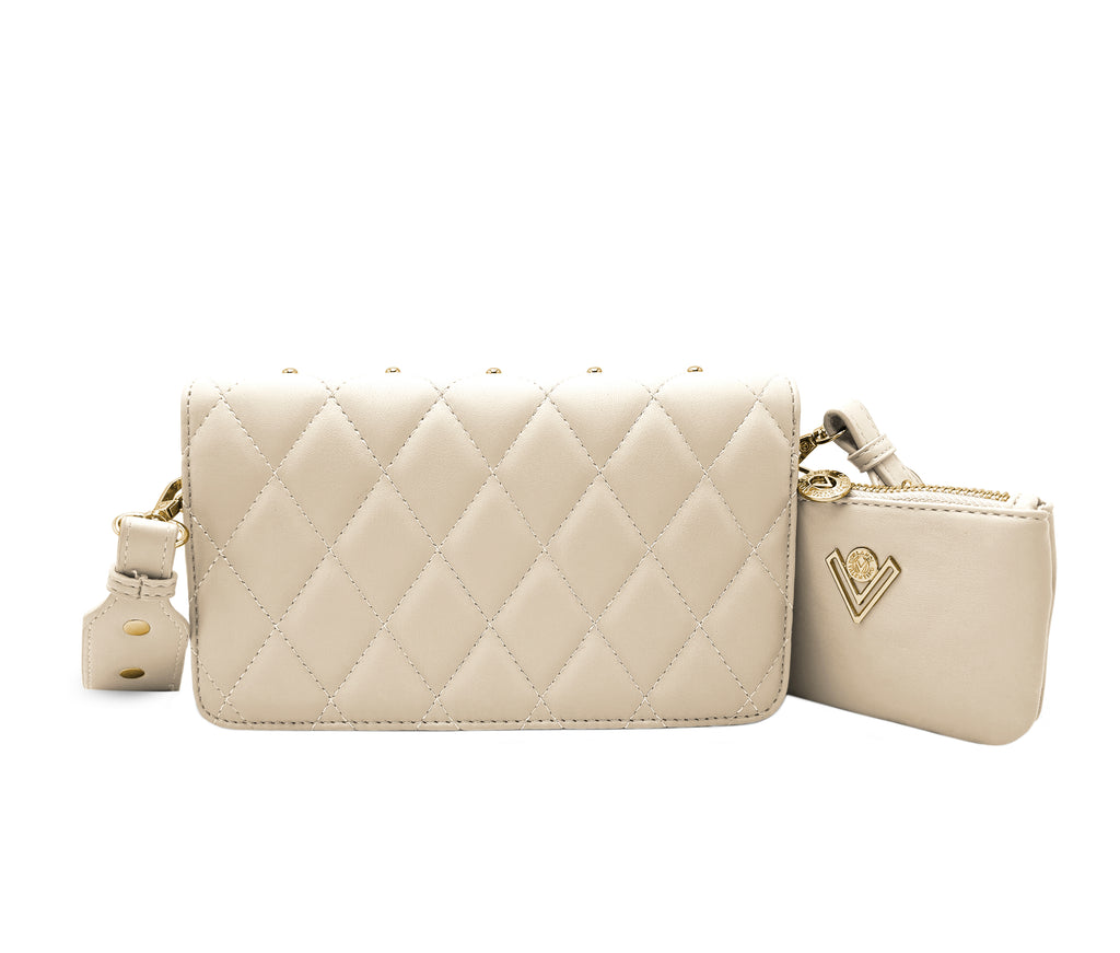 Valentino Orlandi Gold Metal Studded Crossbody