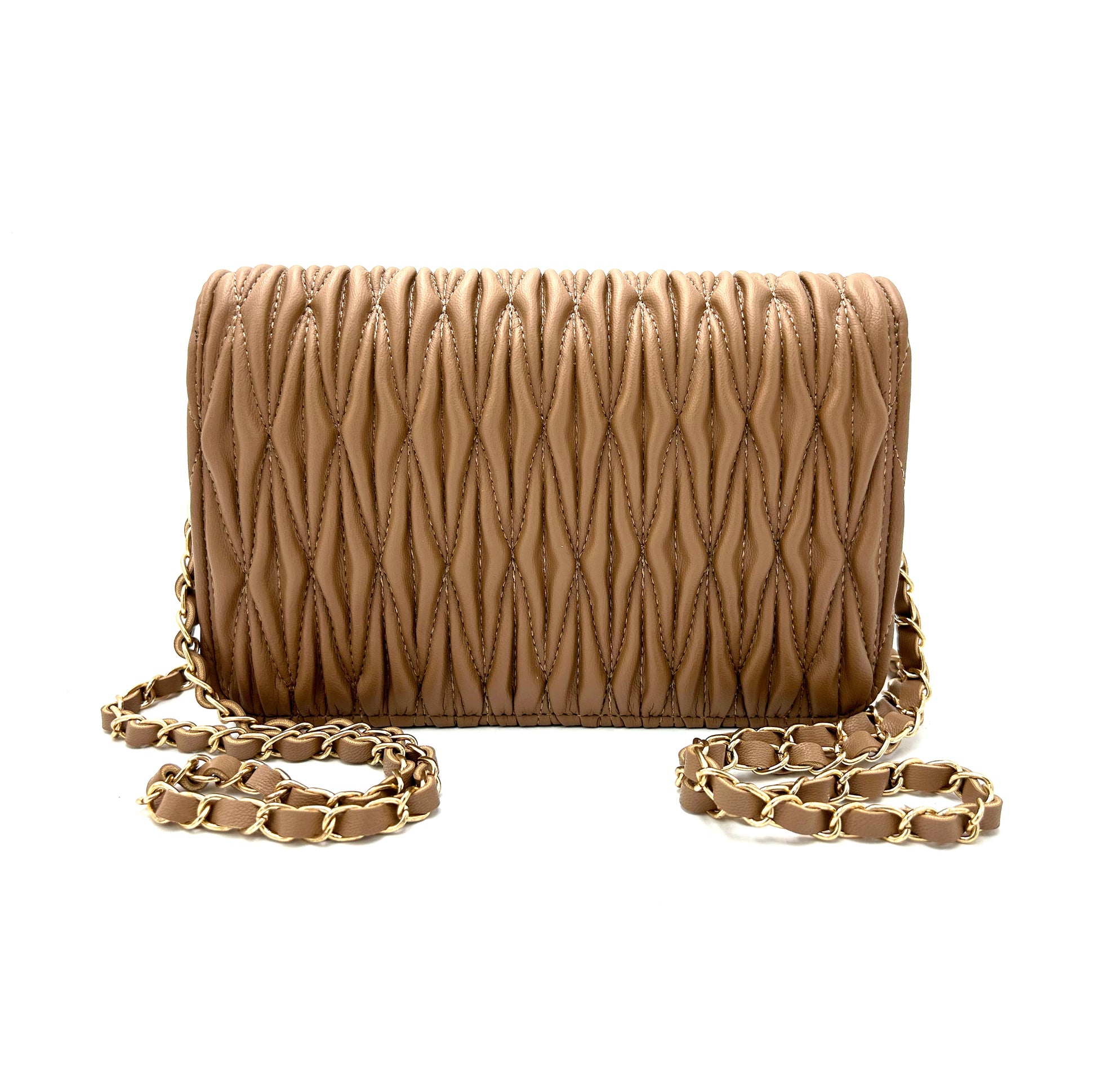 Valentino Orlandi Wavy Quilted Purse
