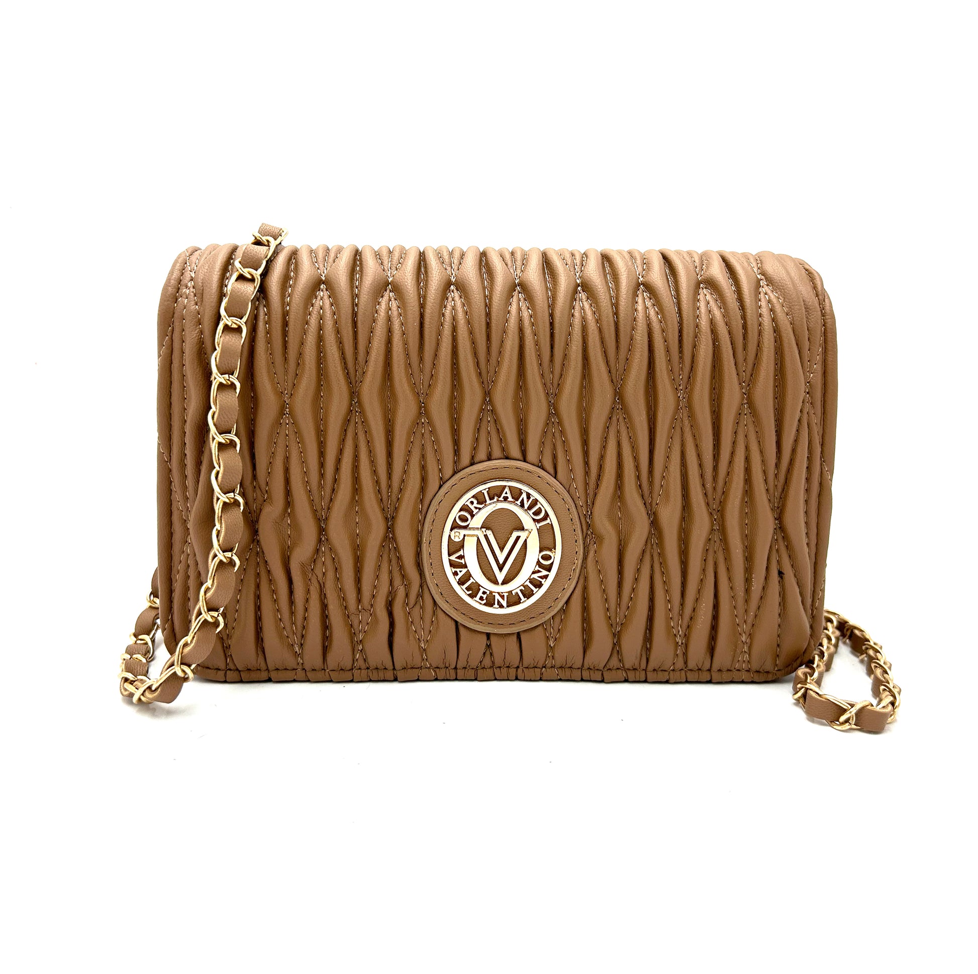 Valentino Orlandi Wavy Quilted Purse