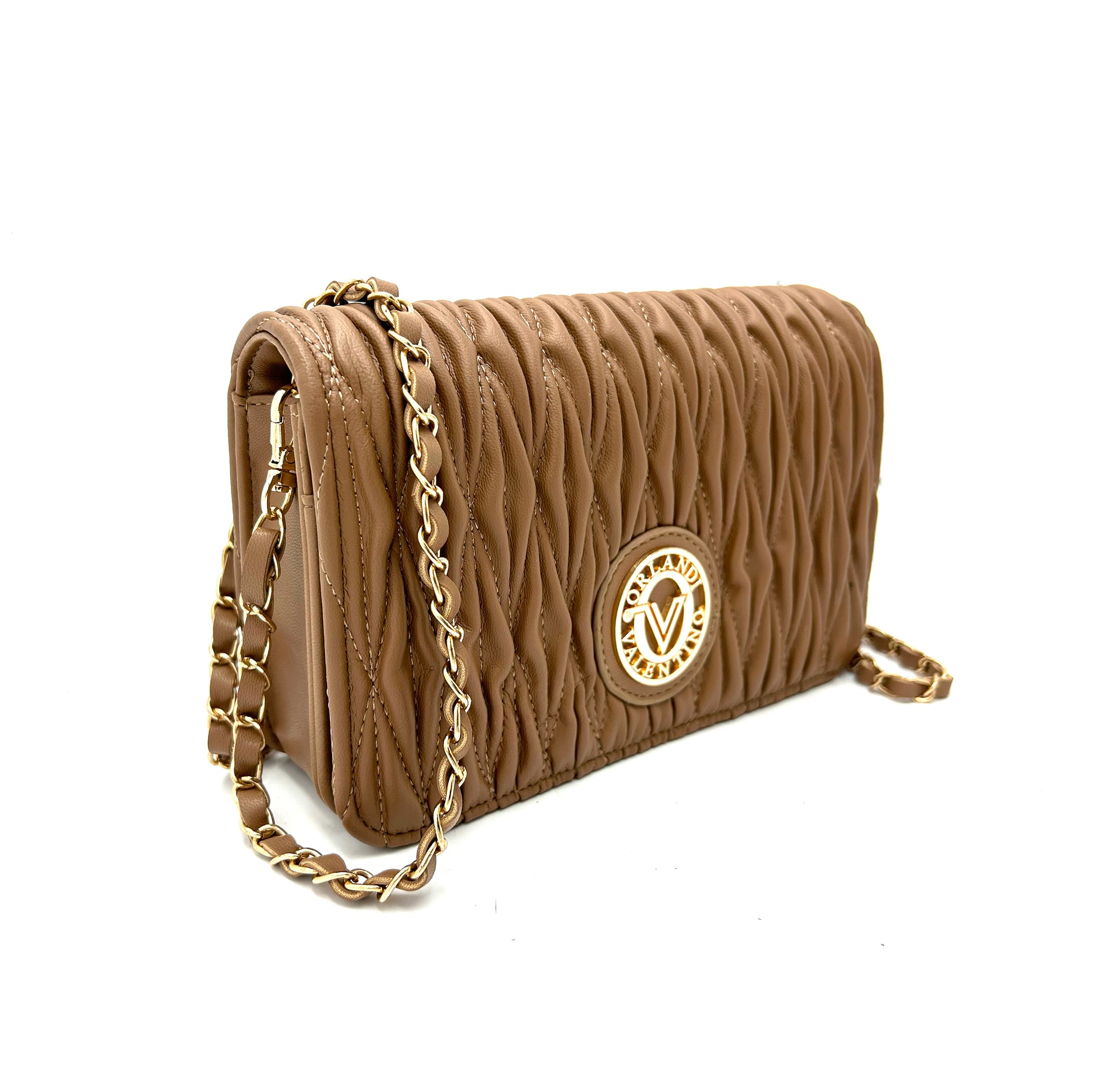 Valentino Orlandi Wavy Quilted Purse