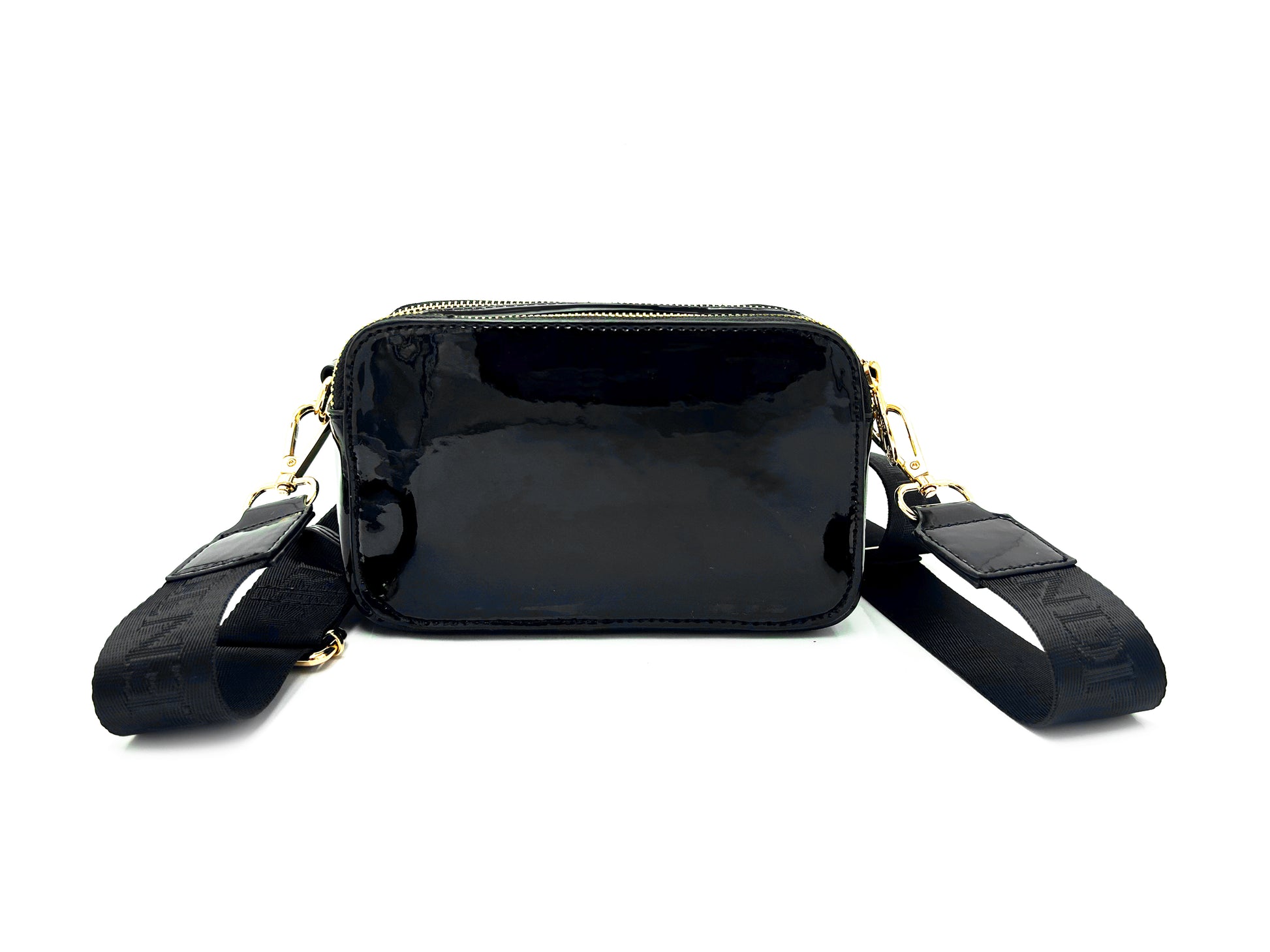 Valentino Orlandi Patent Leather Camera Bag