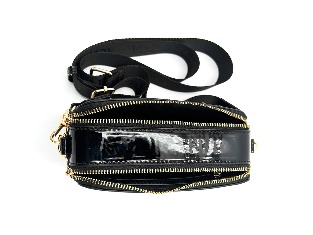 Valentino Orlandi Patent Leather Camera Bag