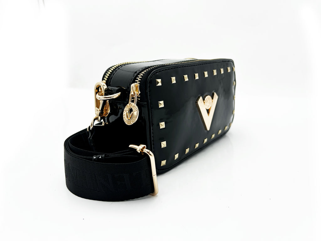 Valentino Orlandi Patent Leather Camera Bag