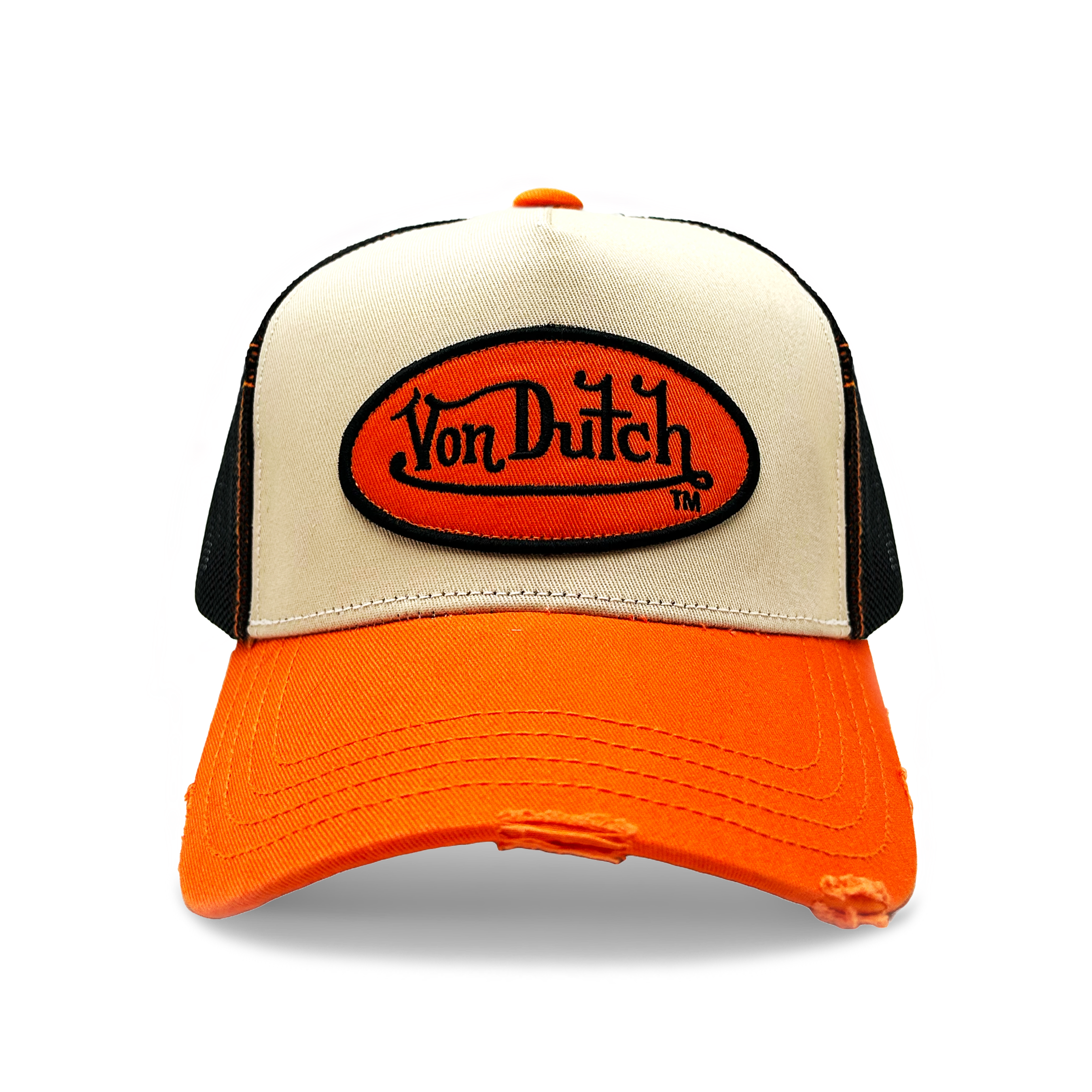VON DUTCH ORANGE TRUCKER HAT