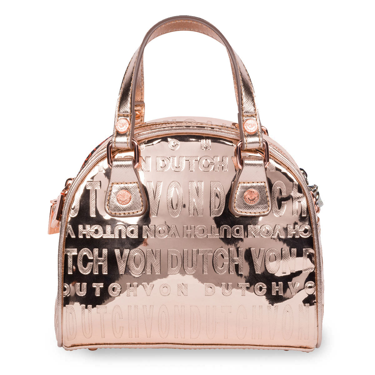 Rose Gold Reflective Bowling Bag Small