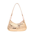 VON DUTCH ROSE GOLD REFLECTIVE SHOULDER BAG