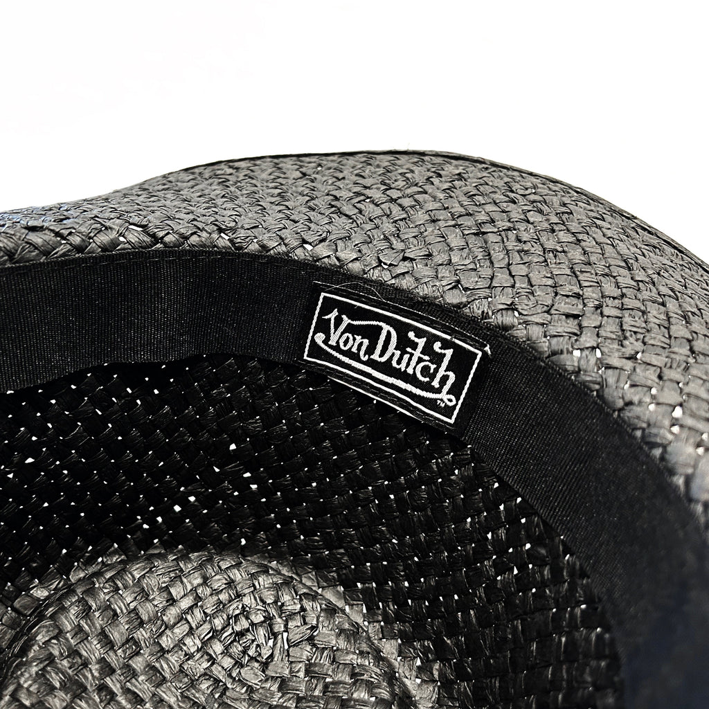 VON DUTCH BLACK & WHITE CLASSIC COWBOY HAT