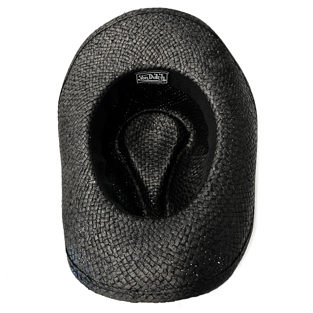 VON DUTCH BLACK & WHITE CLASSIC COWBOY HAT