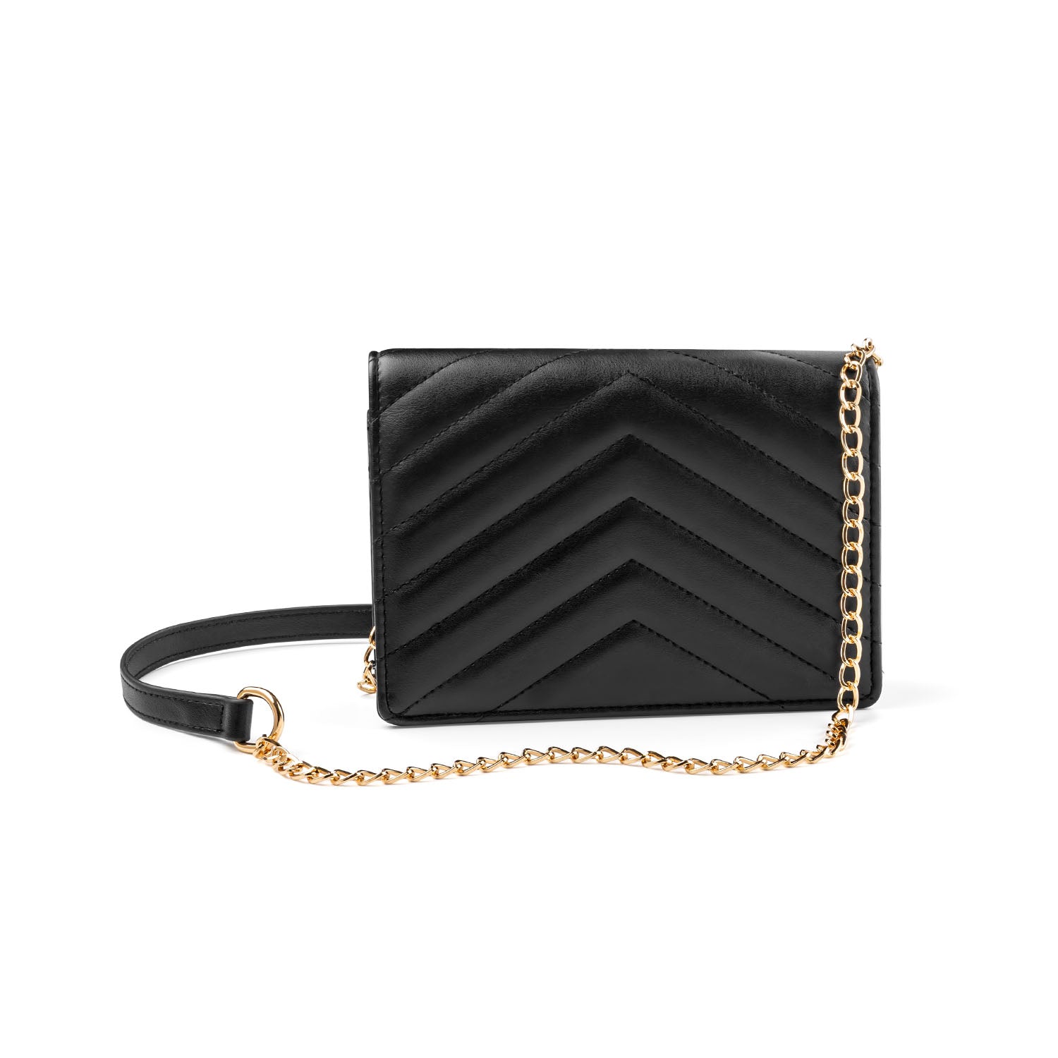 Valentino Orlandi V-Quilted Crossbody Bag