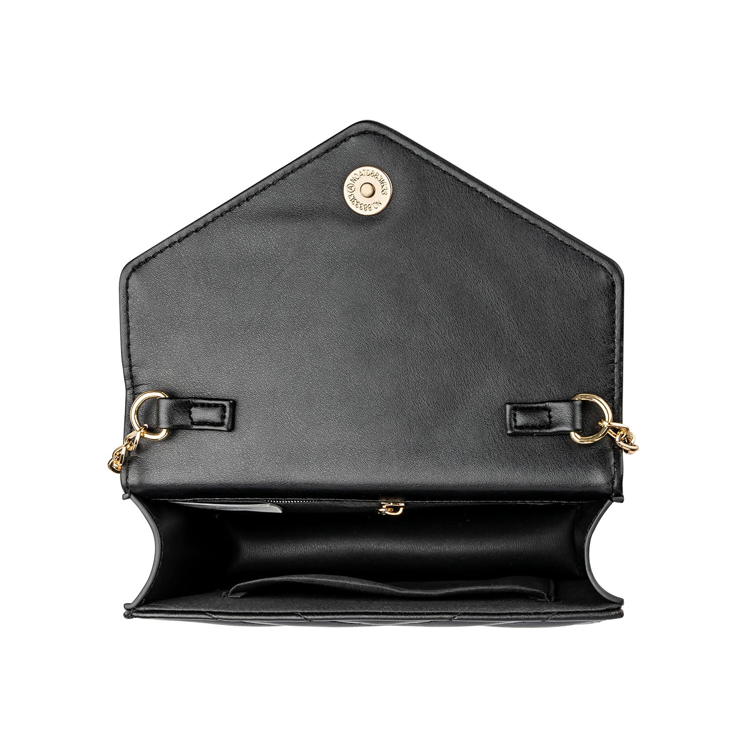 Valentino Orlandi V-Quilted Crossbody Bag