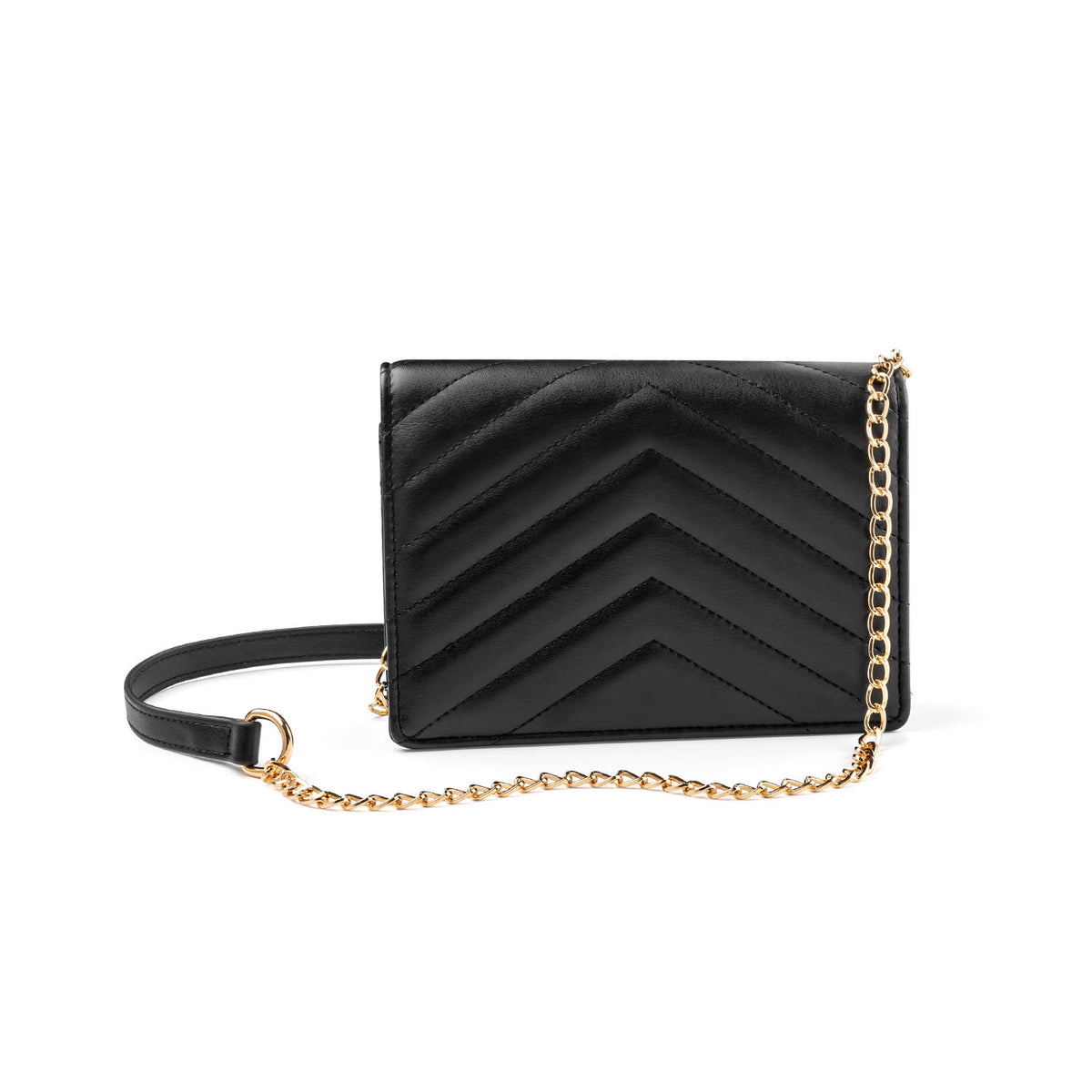 Valentino Orlandi V-Quilted Crossbody Bag