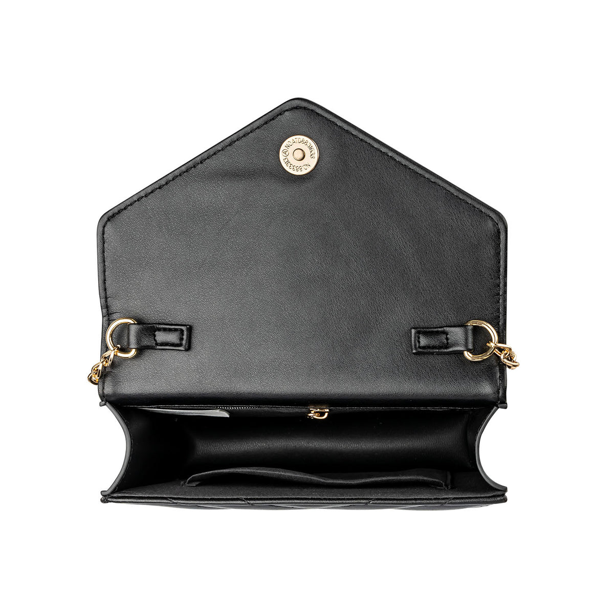 Valentino Orlandi V-Quilted Crossbody Bag