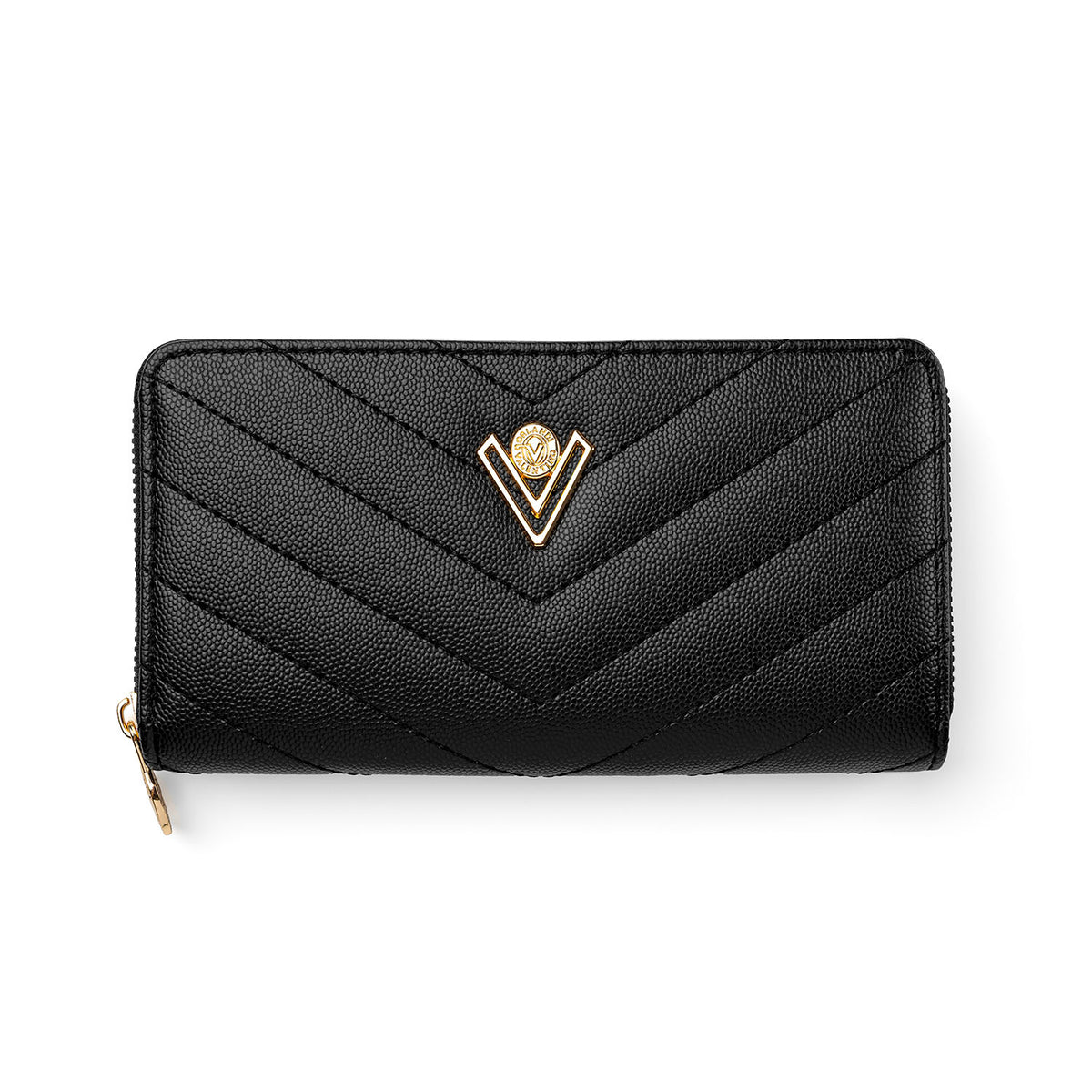 Valentino Orlandi V-Quilted Wallet