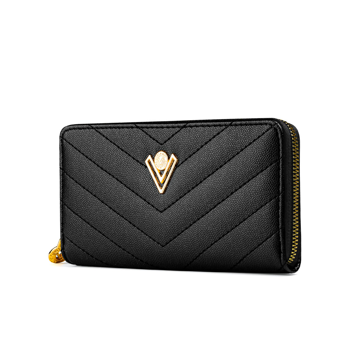 Valentino Orlandi V-Quilted Wallet