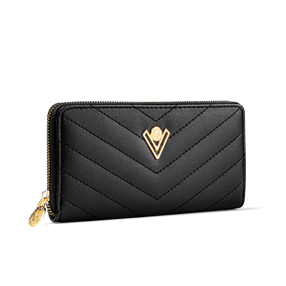 Valentino Orlandi V-Quilted Wallet