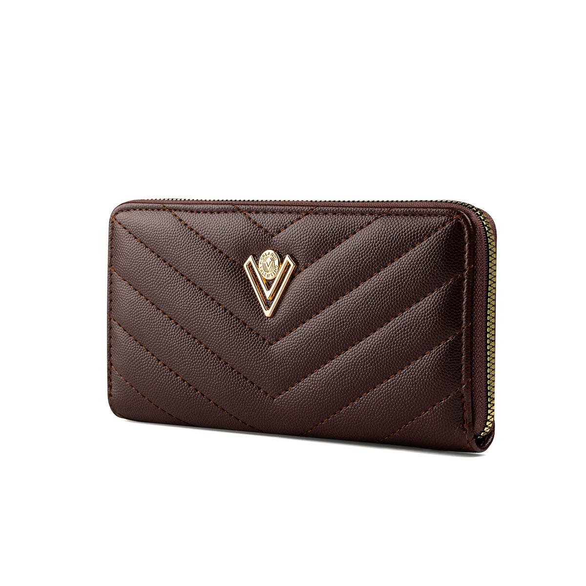 Valentino Orlandi V-Quilted Wallet