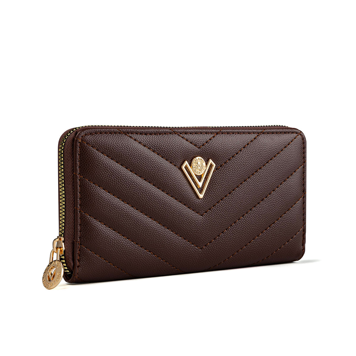 Valentino Orlandi V-Quilted Wallet