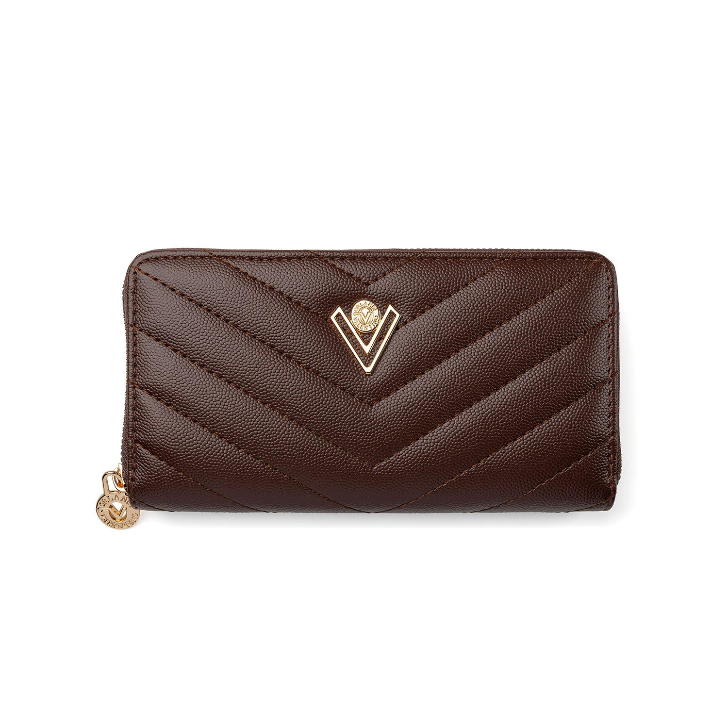 Valentino Orlandi V-Quilted Wallet