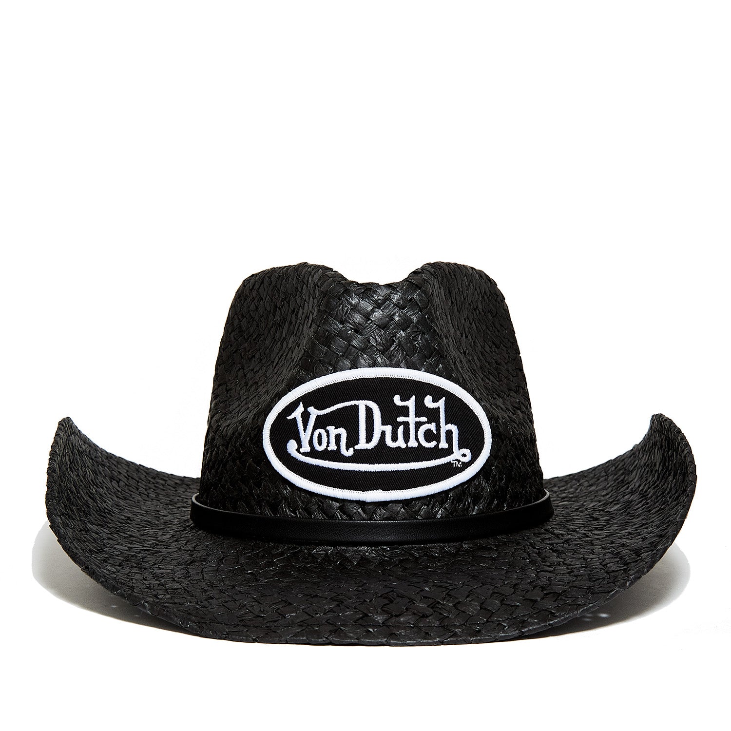VON DUTCH BLACK & WHITE CLASSIC COWBOY HAT
