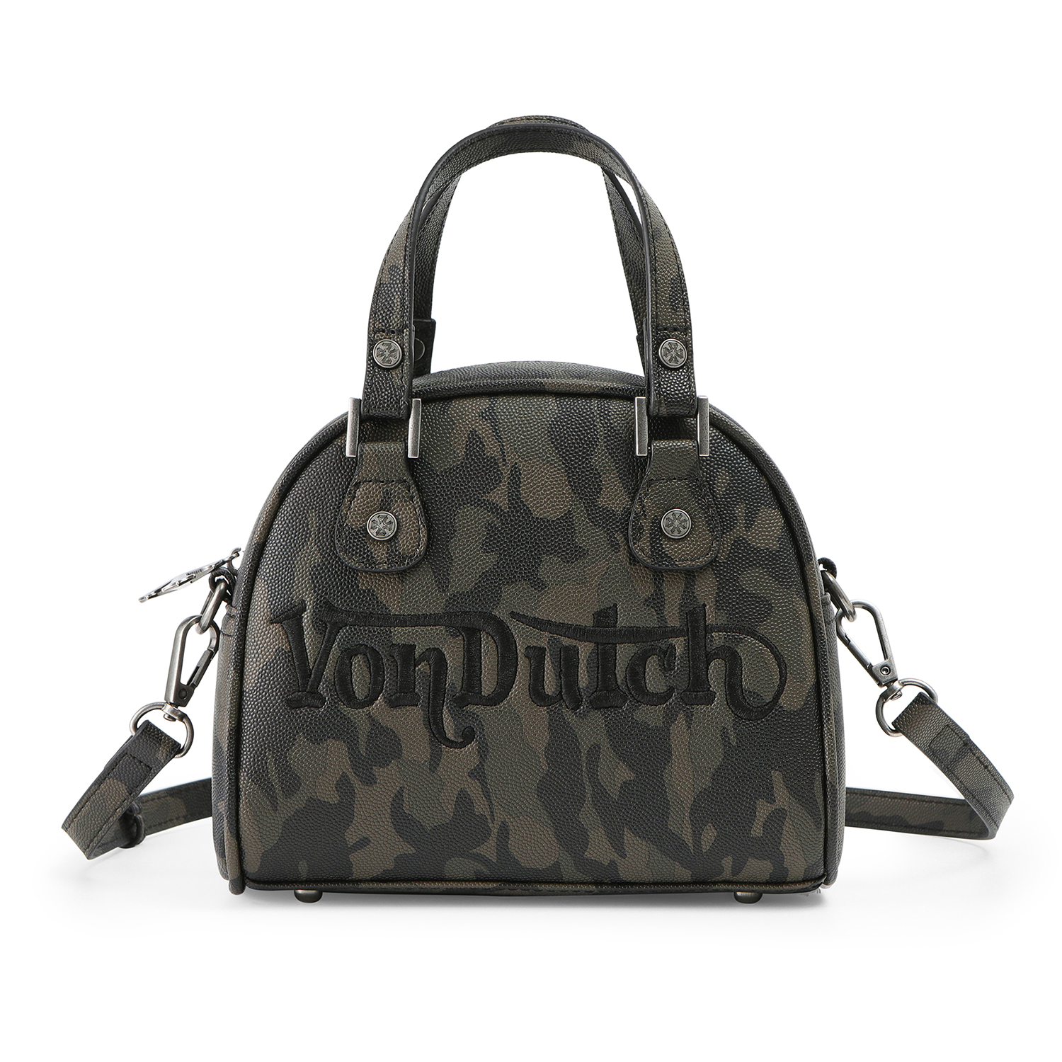 VON DUTCH DARK CAMO CHOPPER BOWLING BAG