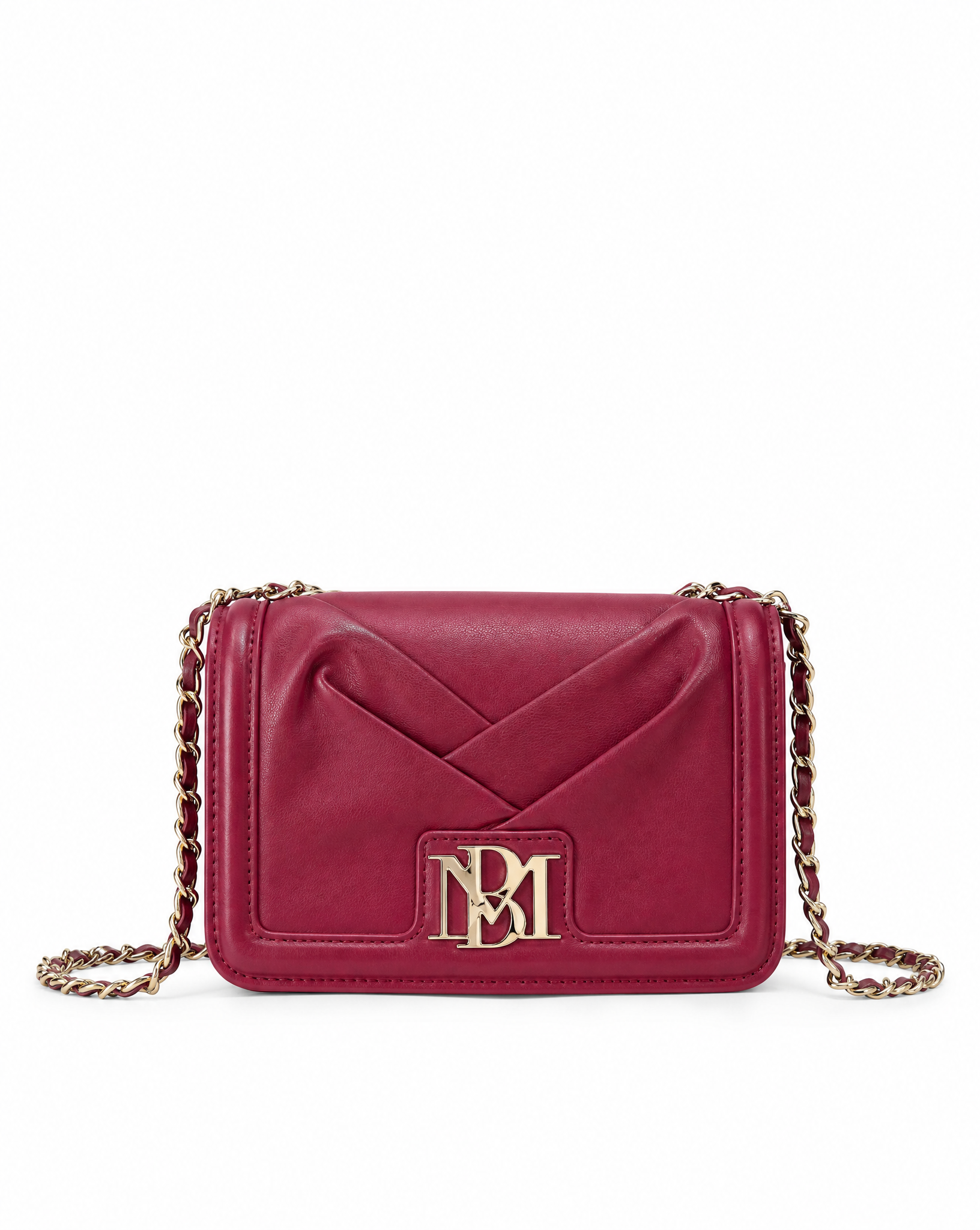 Badgley Mischka Small Pleated Crossbody Bag