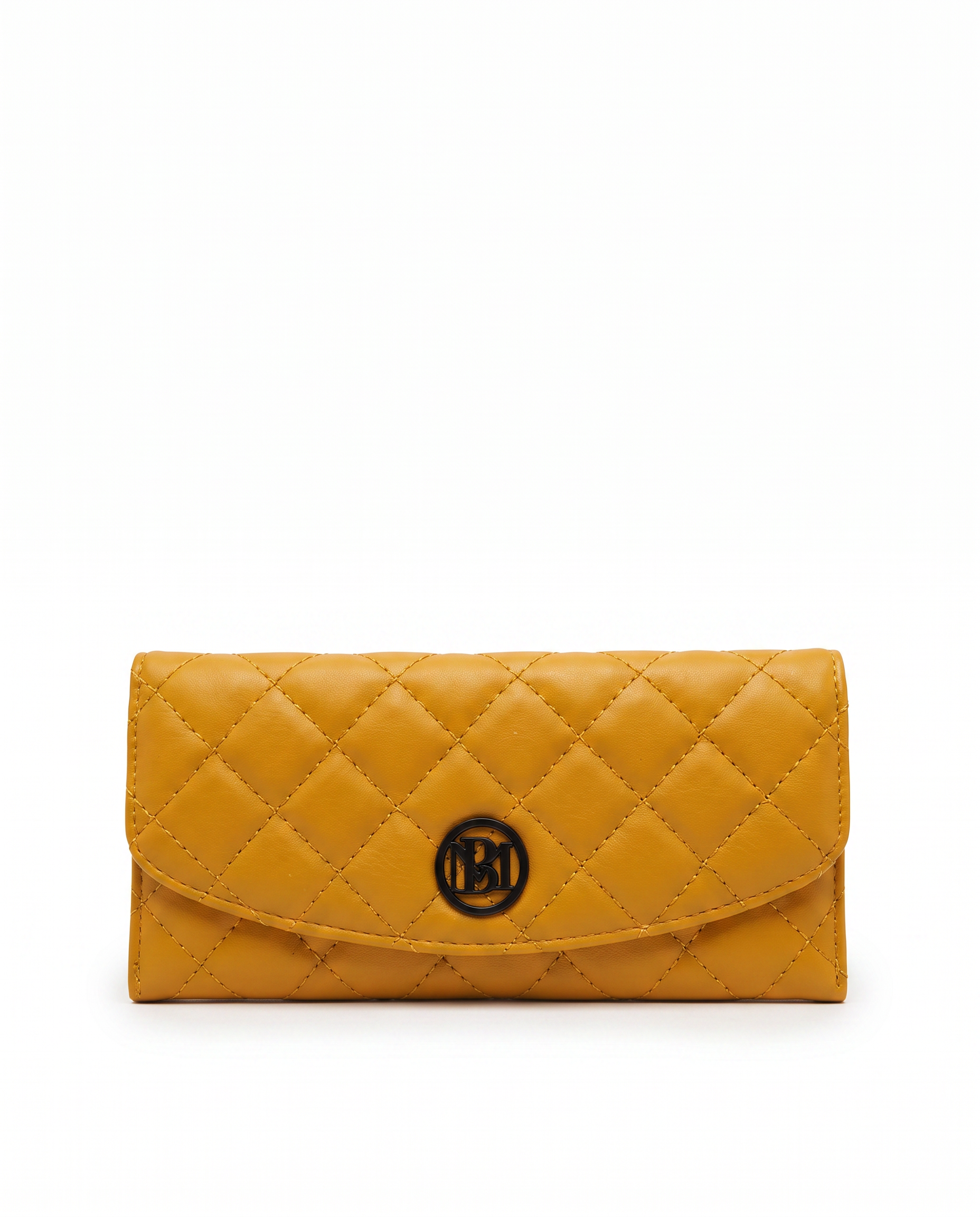 Badgley Mischka Quilted BM Long Wallet