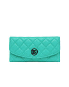 Badgley Mischka Quilted BM Long Wallet