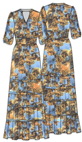OCEAN LEO - Sheer Maxi Dress