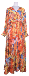 TIGER FLORAL - Sheer Maxi Dress